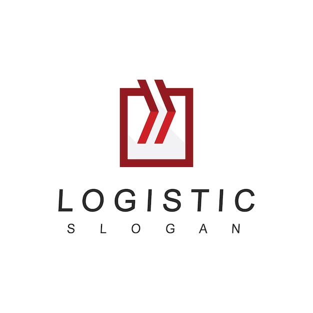 Logistic Logo Template Expedition And Transportation Business Icon