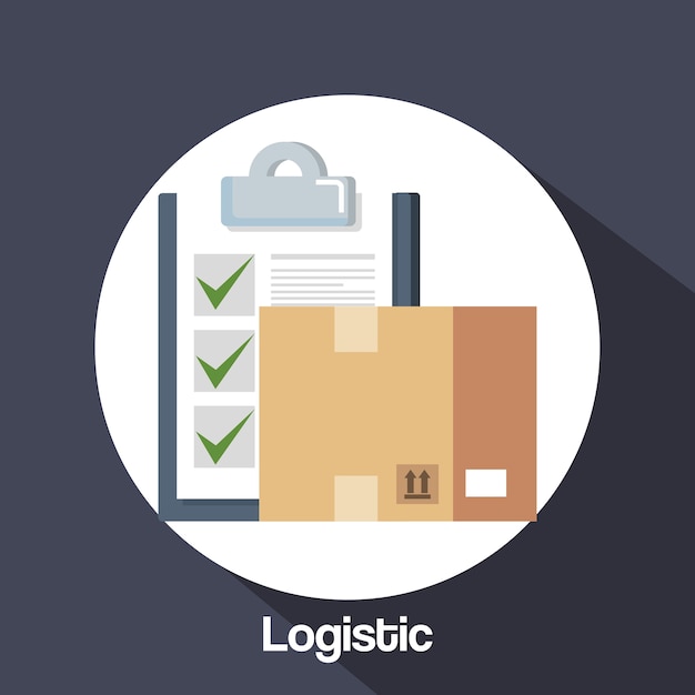 Logistic service business icons