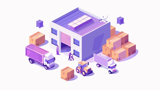 Logistics Company Concept Landing Page