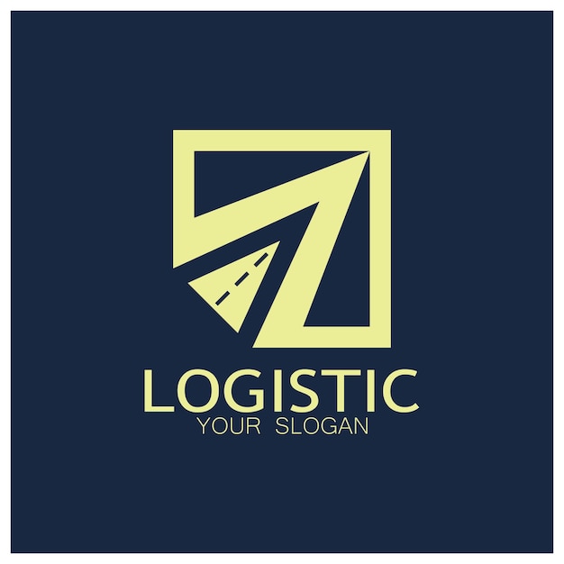 Logistics logo icon illustration vector design distribution symbol delivery of goods economy finance