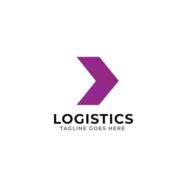 logistics logo icon vector template