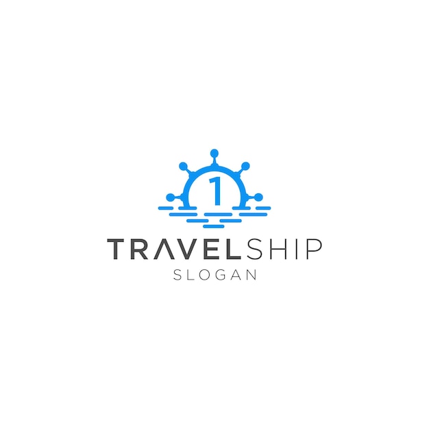 Logo 1 travel ship design