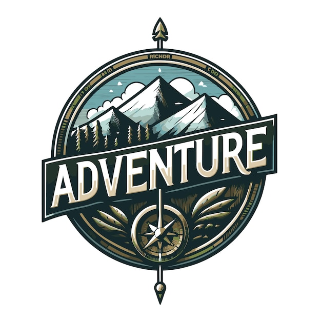 Vector a logo for a adventure adventure