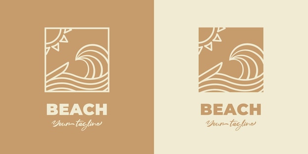 The logo for the beach club