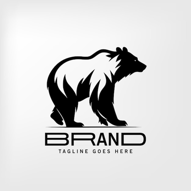 logo bear vector design