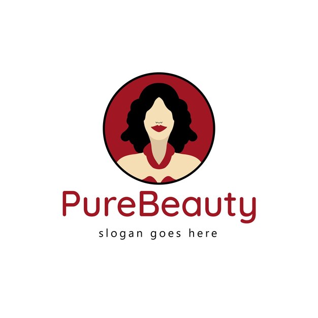 A logo for a beauty company that says pure beauty.