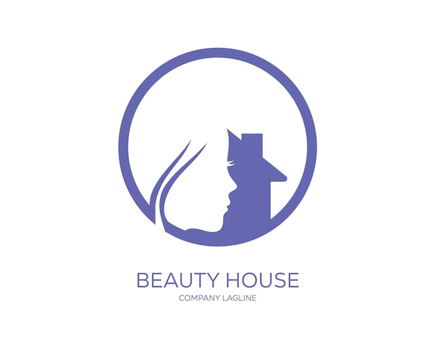 Logo for beauty house company that is a logo for a beauty house