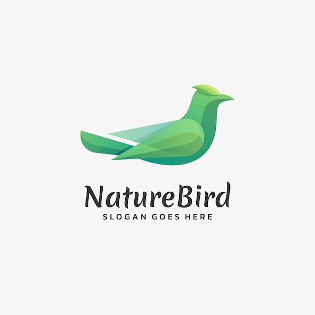  Logo  Bird Gradient Colorful Style.