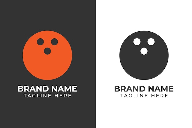 logo bowling sport template design