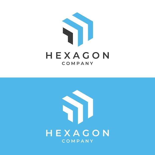 Logo box hexagon or cube and technology hexagon logo creative simple logoBy using modern template vector illustration editing