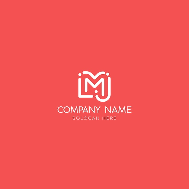 Vector logo brand mark for company name