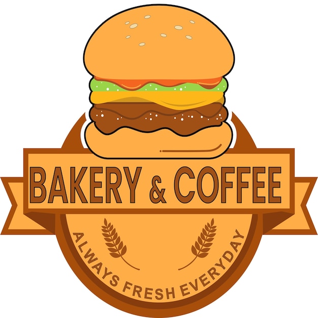 Logo Burgers Bakery amp Coffee Always Fresh Everyday