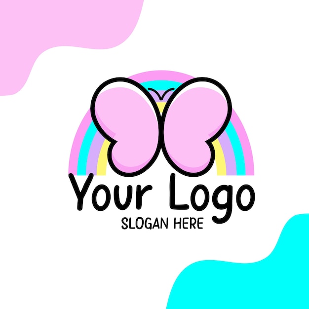 Logo butterfly Vector