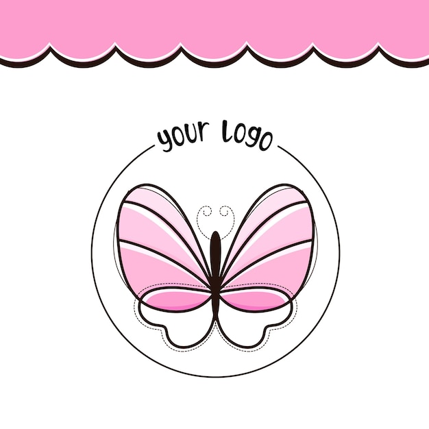 Logo butterlfly Vector Illustration