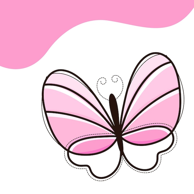 Logo butterlfly Vector Illustration