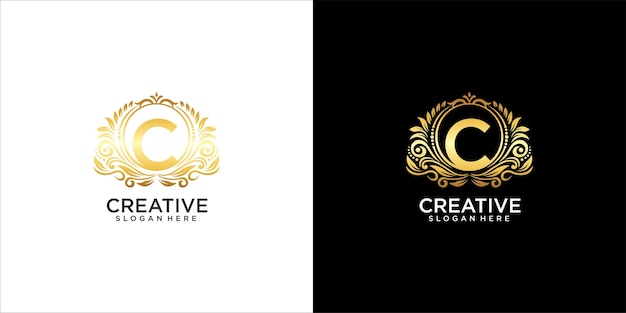 Logo c ornament luxury design