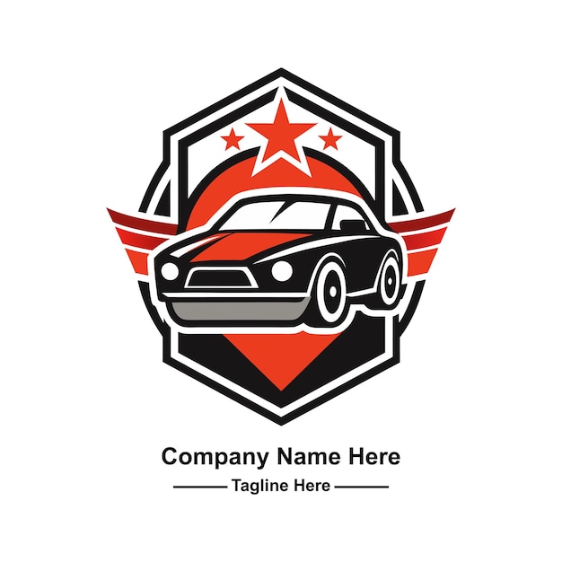 Vector a logo for a car company called company name