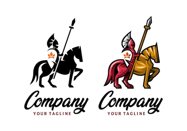 Logo Cavalry Vector Illustration Template with Simple Elegant Design Good for Any Industry