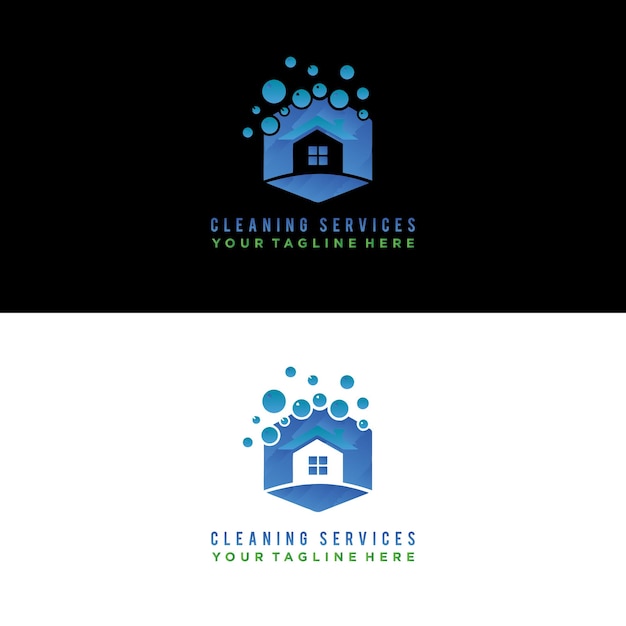 Logo for a cleaning services company