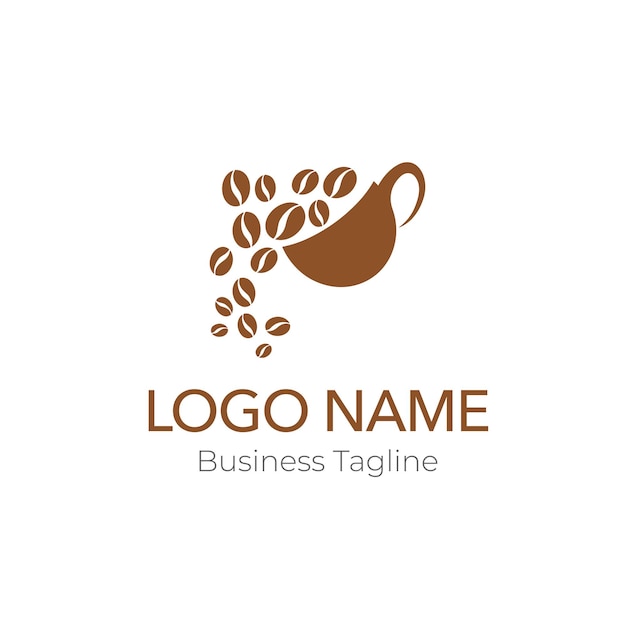 logo coffee cafe design business template collection