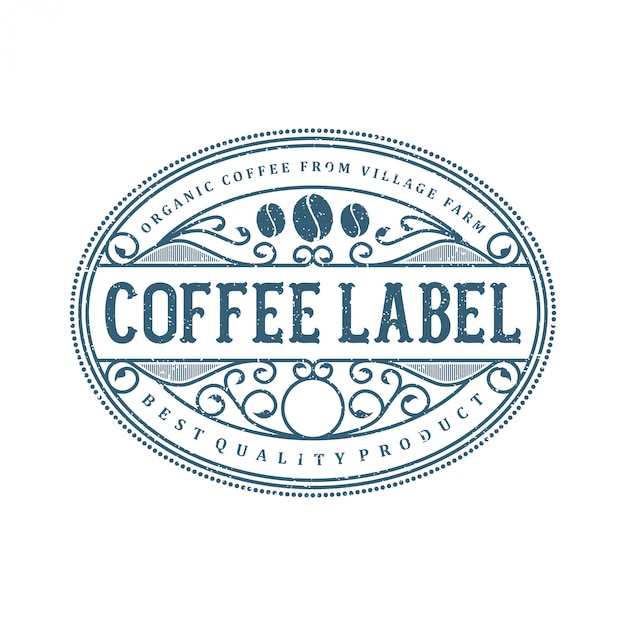 Logo for coffee and food drink label