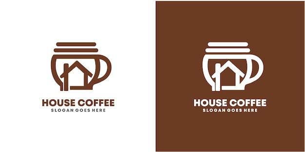 Vector a logo for a coffee house