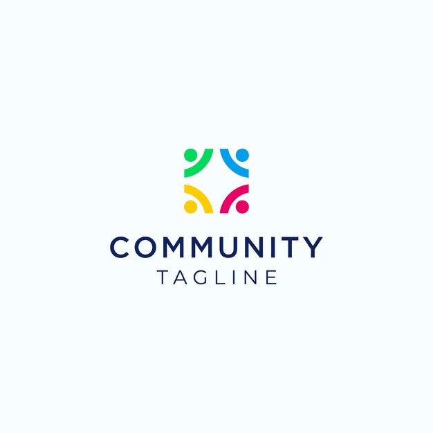 Logo for community group of people