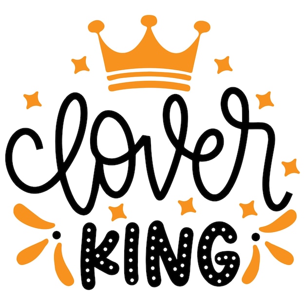 A logo for a company called clover king.