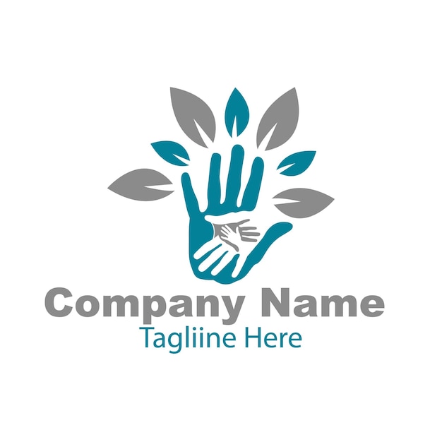 A logo for a company name tagline