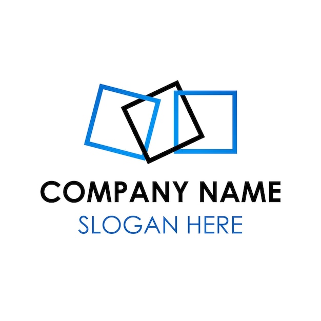 Logo company and slogan space