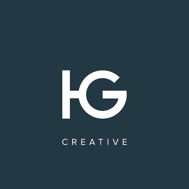 Logo for a company that says hg creative