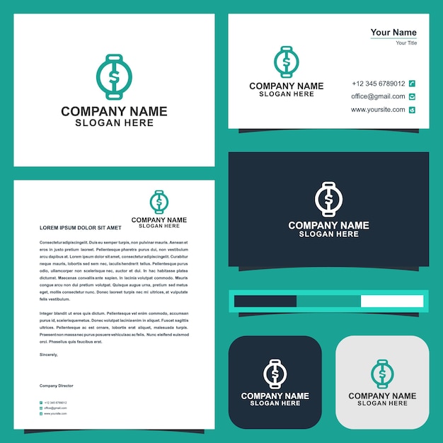 logo cook and business card