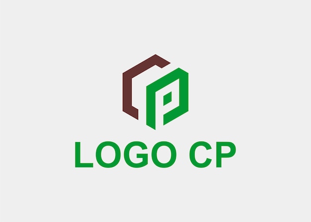 LOGO CP LETTER HEXAGON COMPANY NAME