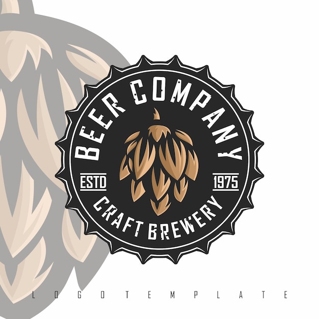 A logo for a craft brewery called beer company