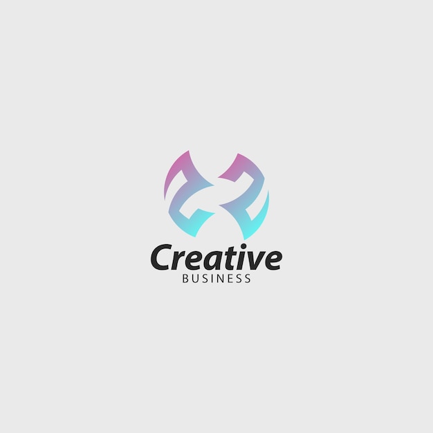 A logo for creative business that is made by creative.