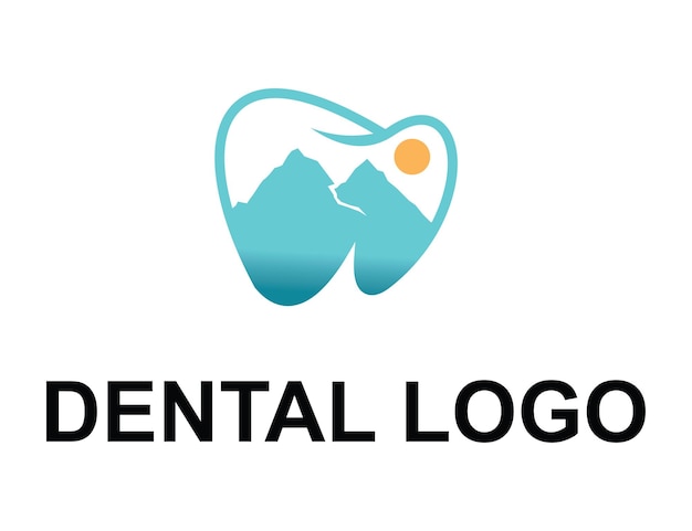 Vector a logo for dental logos and a picture of a toothbrush