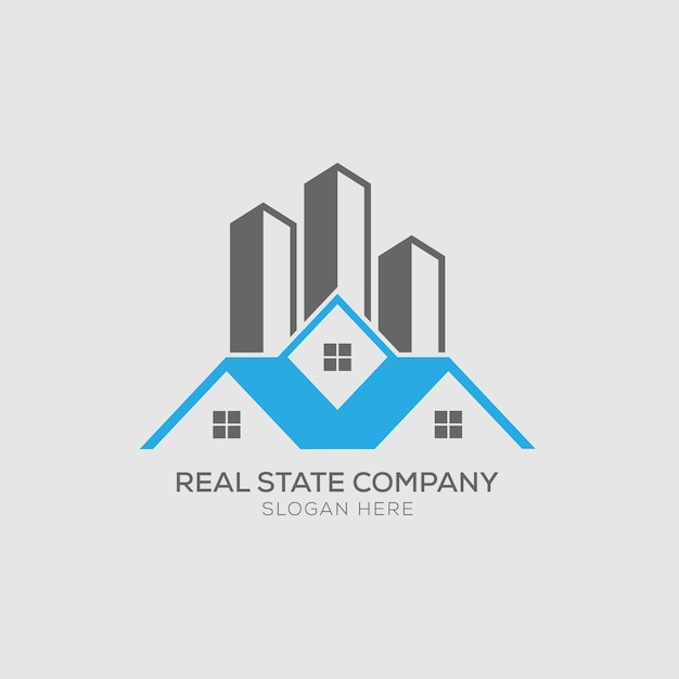 Logo design concept for real estate business