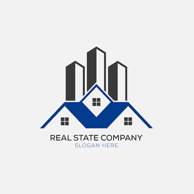 Logo design concept for real estate business