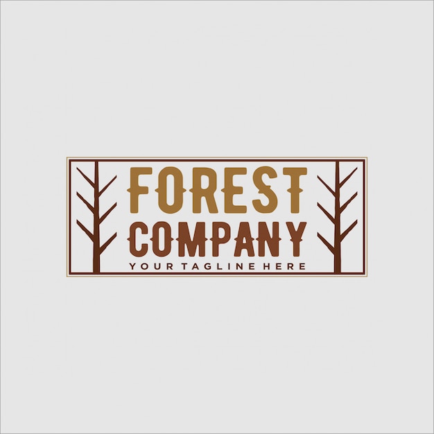 logo design for forest adventure