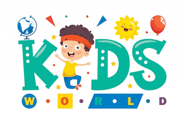 Logo Design For Kids World