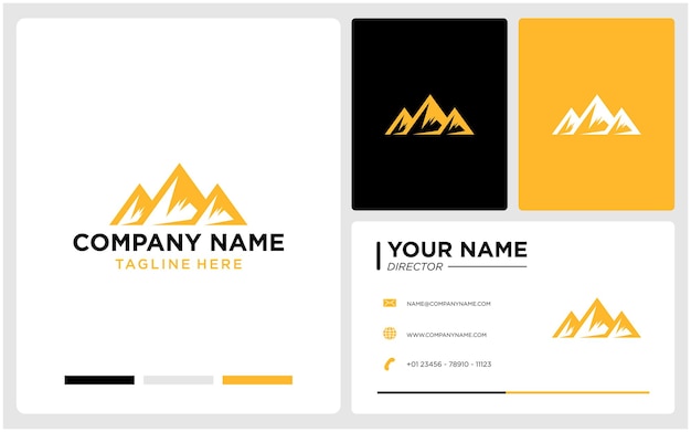 logo design mountain 23