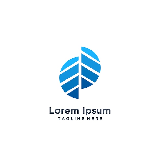 Logo design real estate modern template