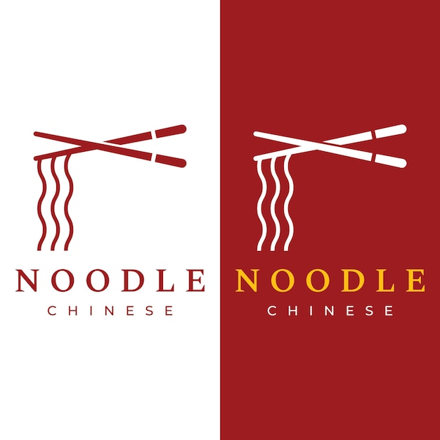 Logo design template for delicious chinese and japanese noodle soup and ramen dishes asian types of food Logos for businesses restaurants cafes and shops