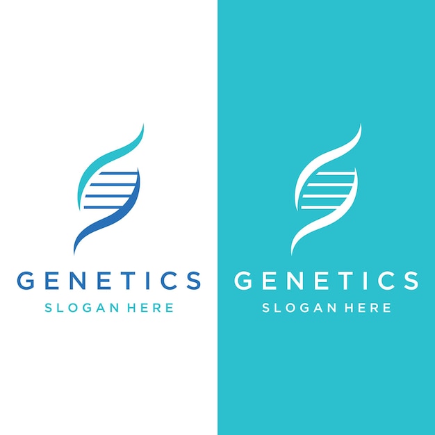 Logo design template DNA elements Bio tech DNA people bio DNA DNA spirals Logos can be for science pharmacy and medical