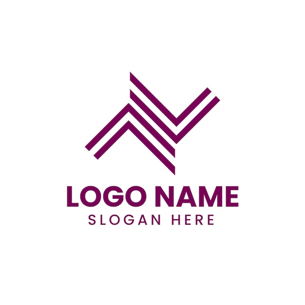 Logo design with line concept