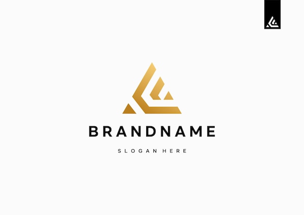 logo design with minimal creative modern shape