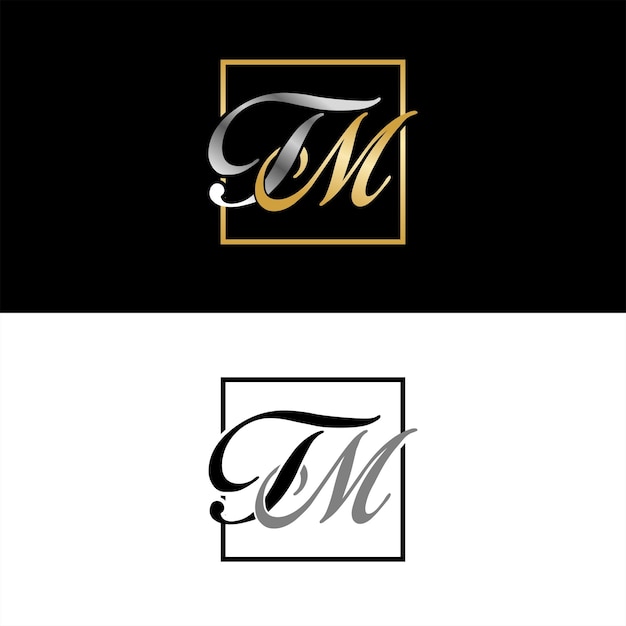 LOGO DESIGN WITH THEME LETTER T AND M