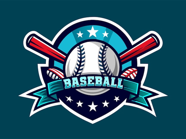 Vector logo for developers team named baseball without text vector illustration