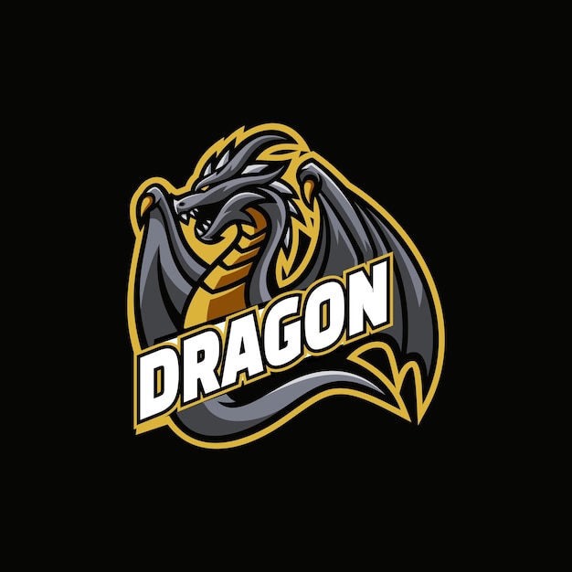 Logo Dragon E-Sport Style.