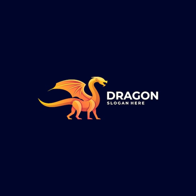  Logo  Dragon Gradient Colorful 